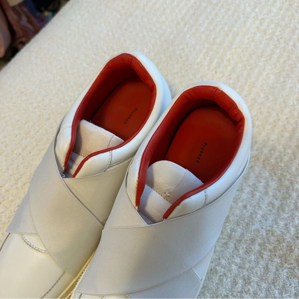 Proenza Schouler white slip ons sz 40 - Picture 2 of 7